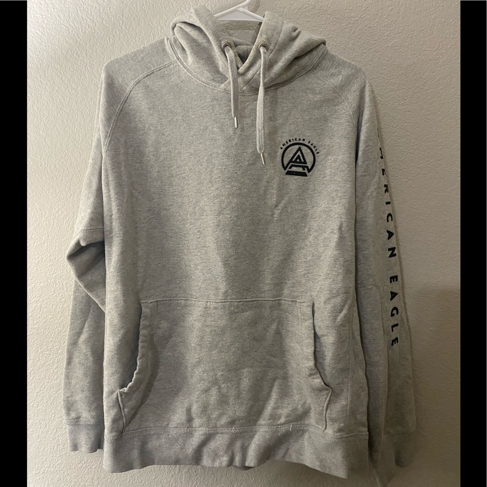 Men’s Gray American Eagle Hoodie